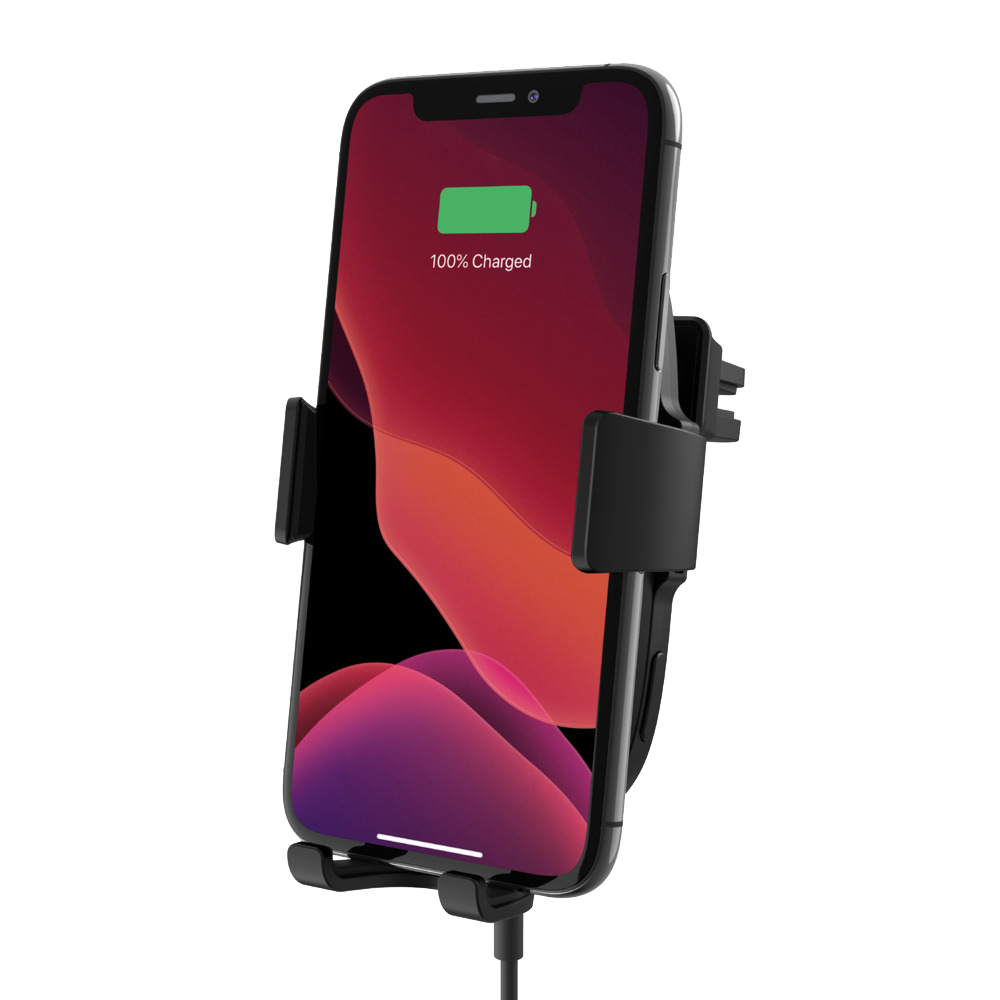 Support voiture avec chargeur induction 10W + USB  Belkin