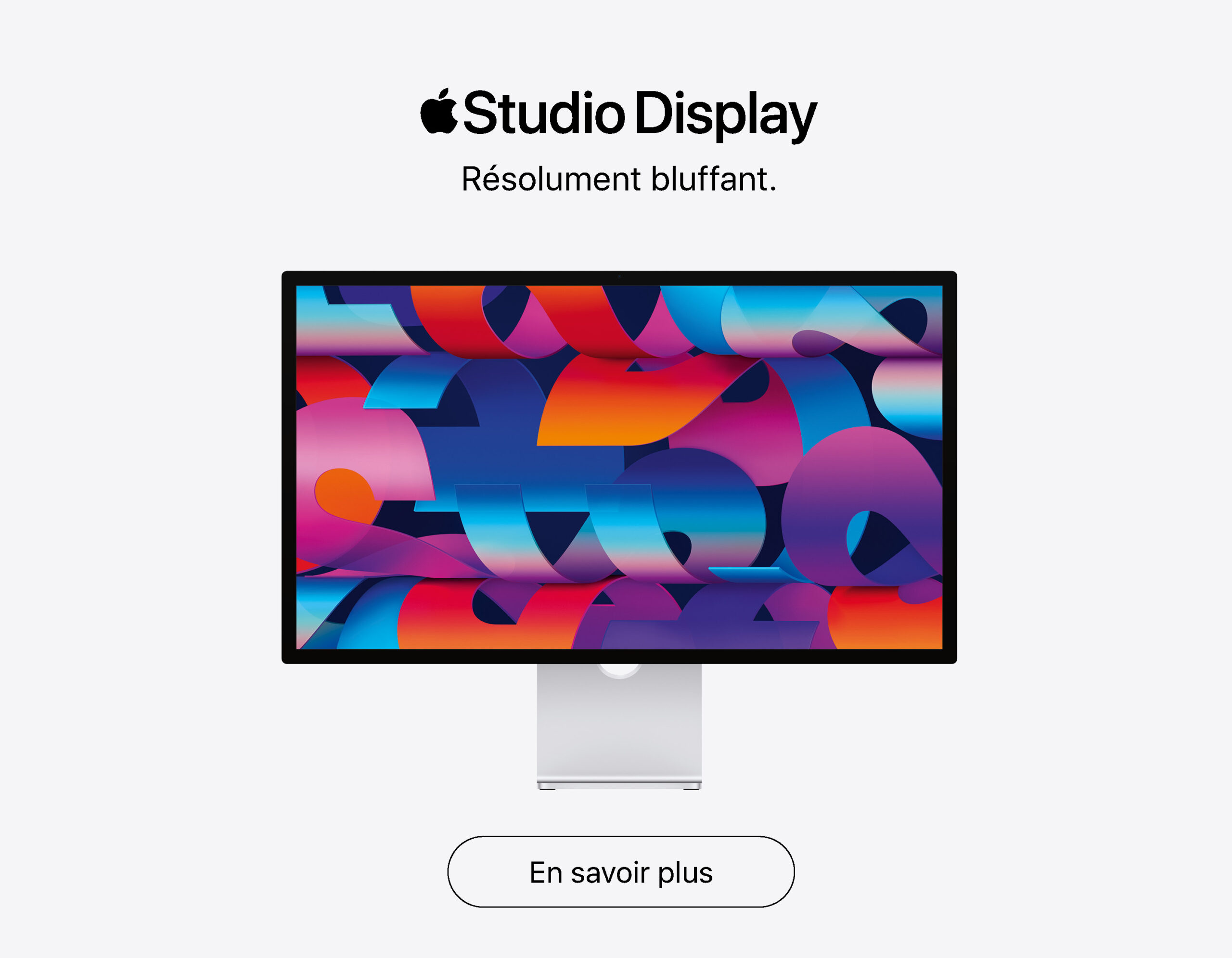 Studio Display - Résolument bluffant.